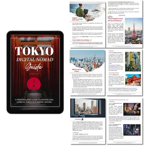 Tokyo Digital Nomad Guide Cover